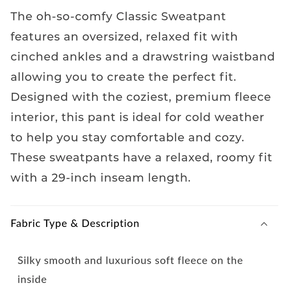 Senita Athletics The Classic Sweatpant Joggers Fossil Brown Size Medium NWOT - Picture 9 of 12